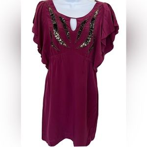 EUC Yoana Baraschi dress - 100% silk - size 2